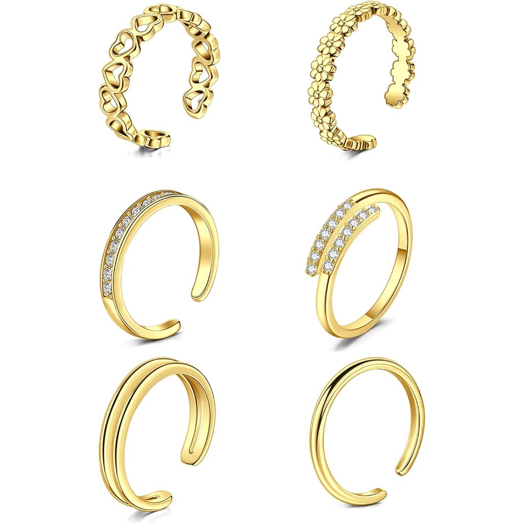 Toe Rings For Women Gold Toe Ring Gold Ankets For Women Silver Toe Ring Stainles